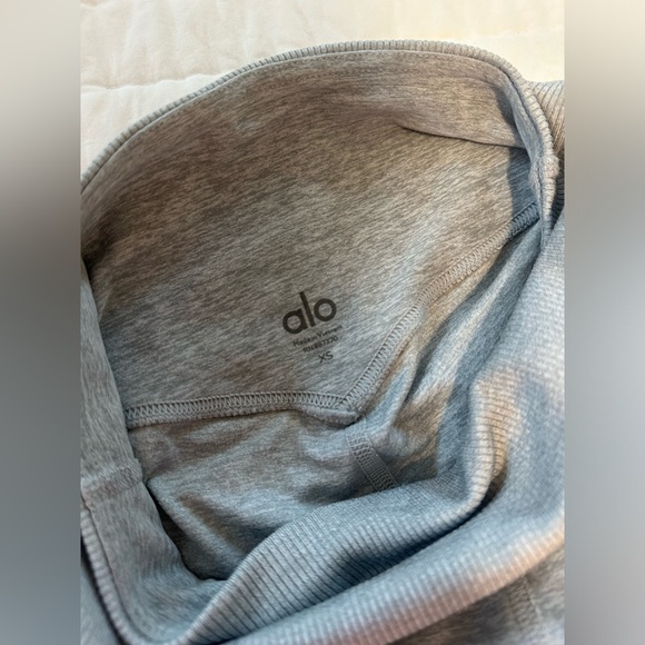 ALO High-Waist Alosoft Goddess Leggings Zinc Heather - Picture 4 of 4